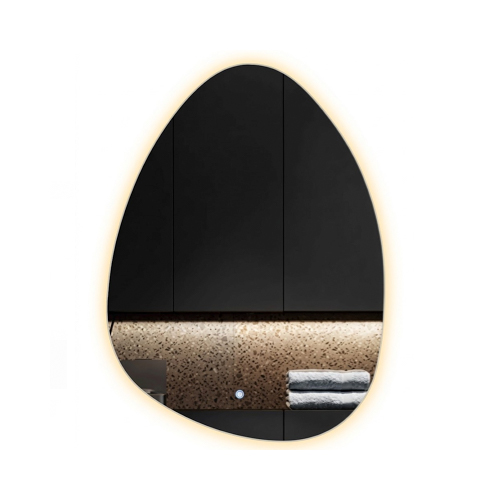 HardwareCity GLC LED FRAMELESS MIRROR TEARDROP SHAPE GLC 2002N(LED)